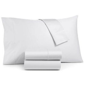 Fairfield Square Aspen 1000 TC 6 PC Queen Sheet Set White